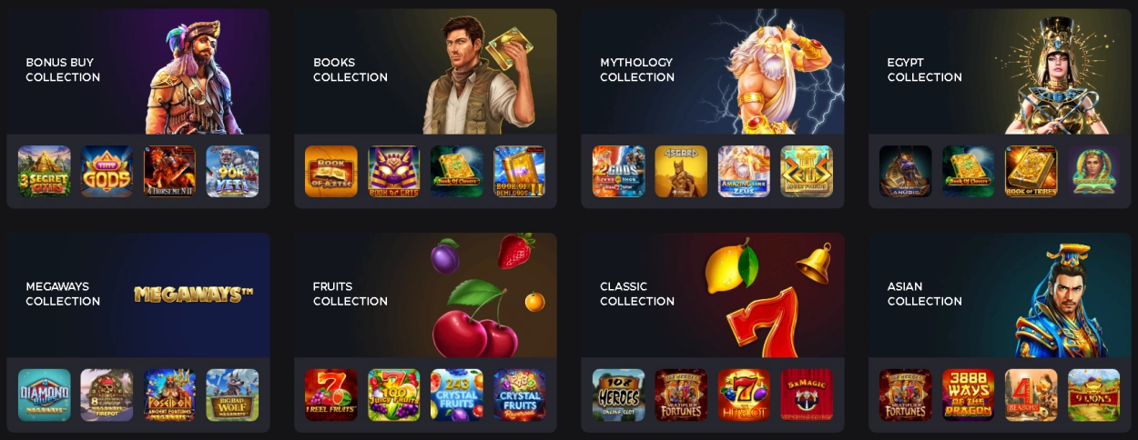 SkyCrown Casino lobby — game selection